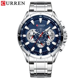 Curren/Carrien 8363 Men's Calendar Large Dial Business Six-Hand Quartz Watch Multi-Functional Watch Export