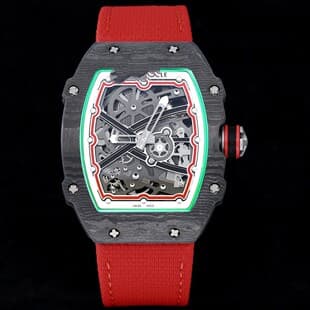 Richard's Rm67-02/01 Upgraded Titanium Alloy Folding Clasp Fluororubber Watch Strap Cross-Border Men's Watch
