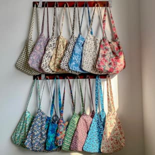 55 Self-Selling Canvas Bags, Leopard Print Floral Cloth Bags, Daisy Spring and Summer Student Bags, Flower Shoulder Bags, Girls' Bags