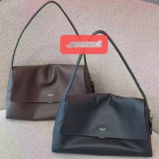 Koujia C's New Chelsea Flip-Top Chain Genuine Leather Women's Bag, Versatile Shoulder and Handbag, Underarm Bag