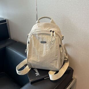 New Large Capacity Commuter Travel Backpack Shoulder Bag Fashion Handbag Women's Lightweight Oxford Cloth Backpack Small Bag