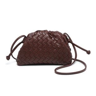 Cross-Border Large Quantities of Ready-Made Woven Cloud Bags 2026 New Model Shoulder Clip Bags Niche Design Hot-Selling Crossbody Bags