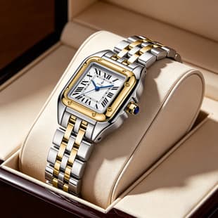 Cross-Border Hot-Selling Aimana Square Women's Watch Classic Steel Band Fashion Leopard Quartz Watch Wholesale Dropshipping