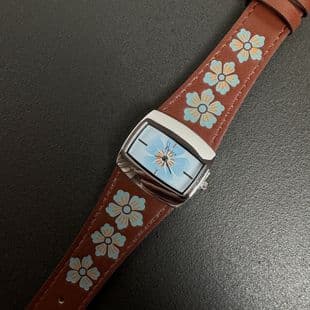 Niche Retro Casual Sports Leather Strap Quartz Watch