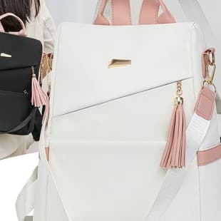 Backpack for Women Commuting to Work, New Fashion Versatile Anti-Theft Travel Backpack, Large Capacity, Soft Leather, High Aesthetic Value
