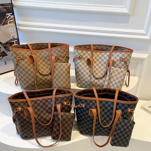 2025 Retro Printed Tote Bag, Fashionable and Trendy Large-Capacity Women's Bag, Casual and Simple Texture New Shoulder Bag