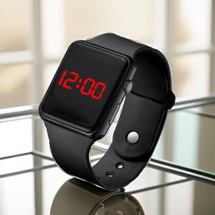New Led Square Kidsren's Digital Watch Student Sports Watch Fashion Men's and Women's Gift Watch Manufacturer Wholesale