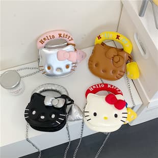 Hellokitty Crossbody Bag Mini Handbag Women's Mobile Phone Bag Daily Work Clothing 2025 New Style Cute and Good-Looking