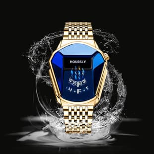 Cross-border men's new watch trend large-cap watch locomotive personality watch waterproof wristwatch quartz watch