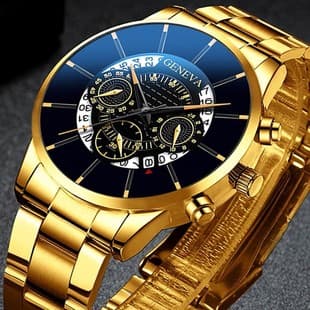 Popular Fashion Versatile Calendar Watch Men's Large Dial Quartz Watch Cross-Border Men's Watch Foreign Trade Men's Watch Wholesale