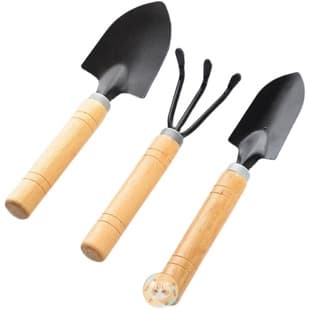 Flower Planting Tools for Home Gardening, Gardening, Soil Loosening, Flower Shovels, Potted Flower Planting Tools, Three-Piece Set of Small Shovels