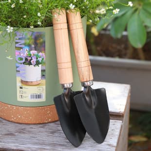 Garden suit rake tip shovel large gardening tools three-piece mini succulent plant loose soil flower shovel batch