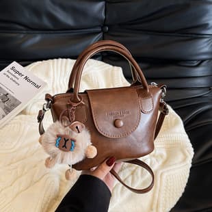 Trendy Niche Women's Handbag New Retro Versatile Crossbody Bag Korean Simple Retro Shoulder Bag Export