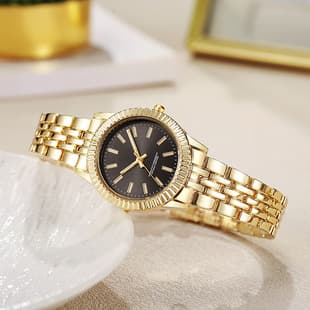 New High-End Fashionable Men's and Women's Couple Watches, Gold Business Pointer Watches, Cross-Border Hot-Selling Wholesale